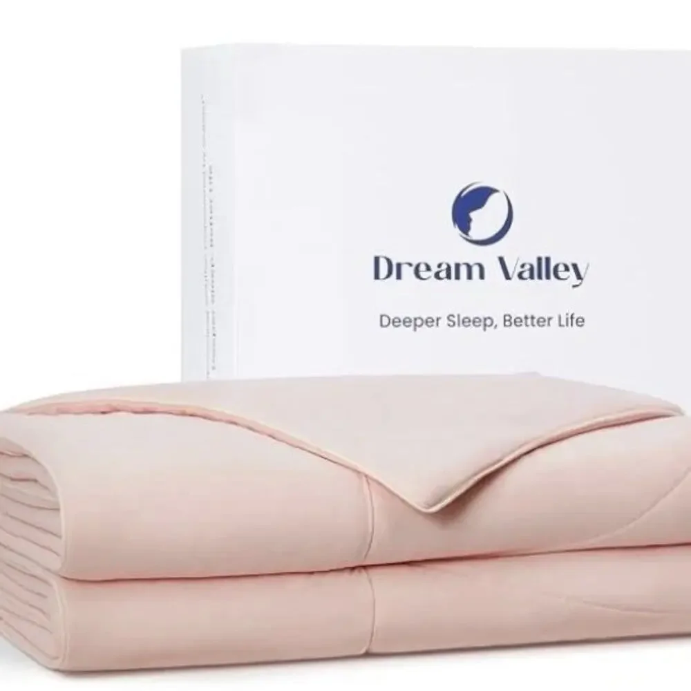 💲SALE💲Dream Valley Outlast Deep Sleep Cooling Blanket 90”x90”Queen Pink - NEW🔥